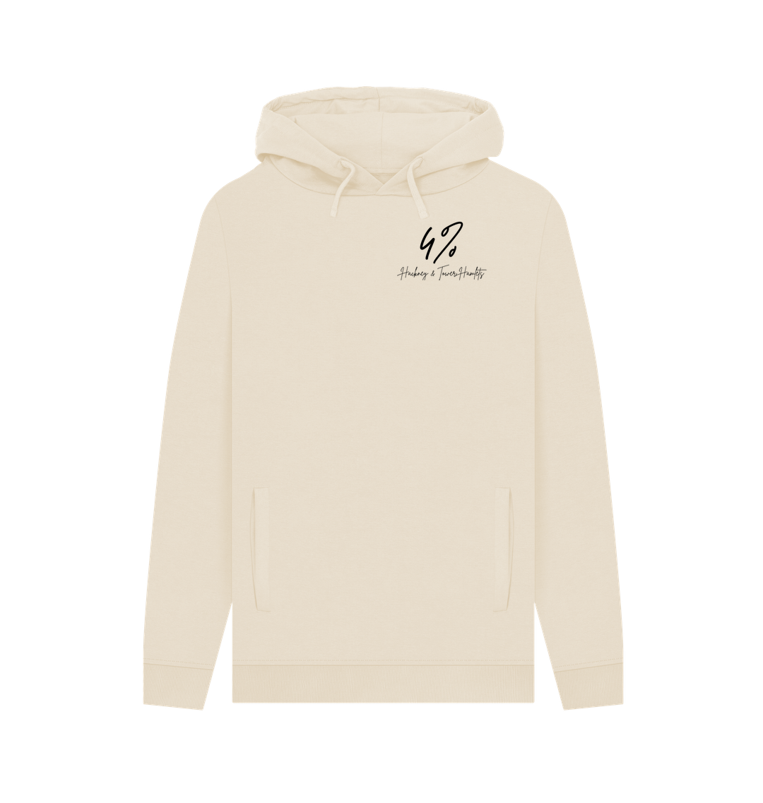 Oat Printed Hoody Front
