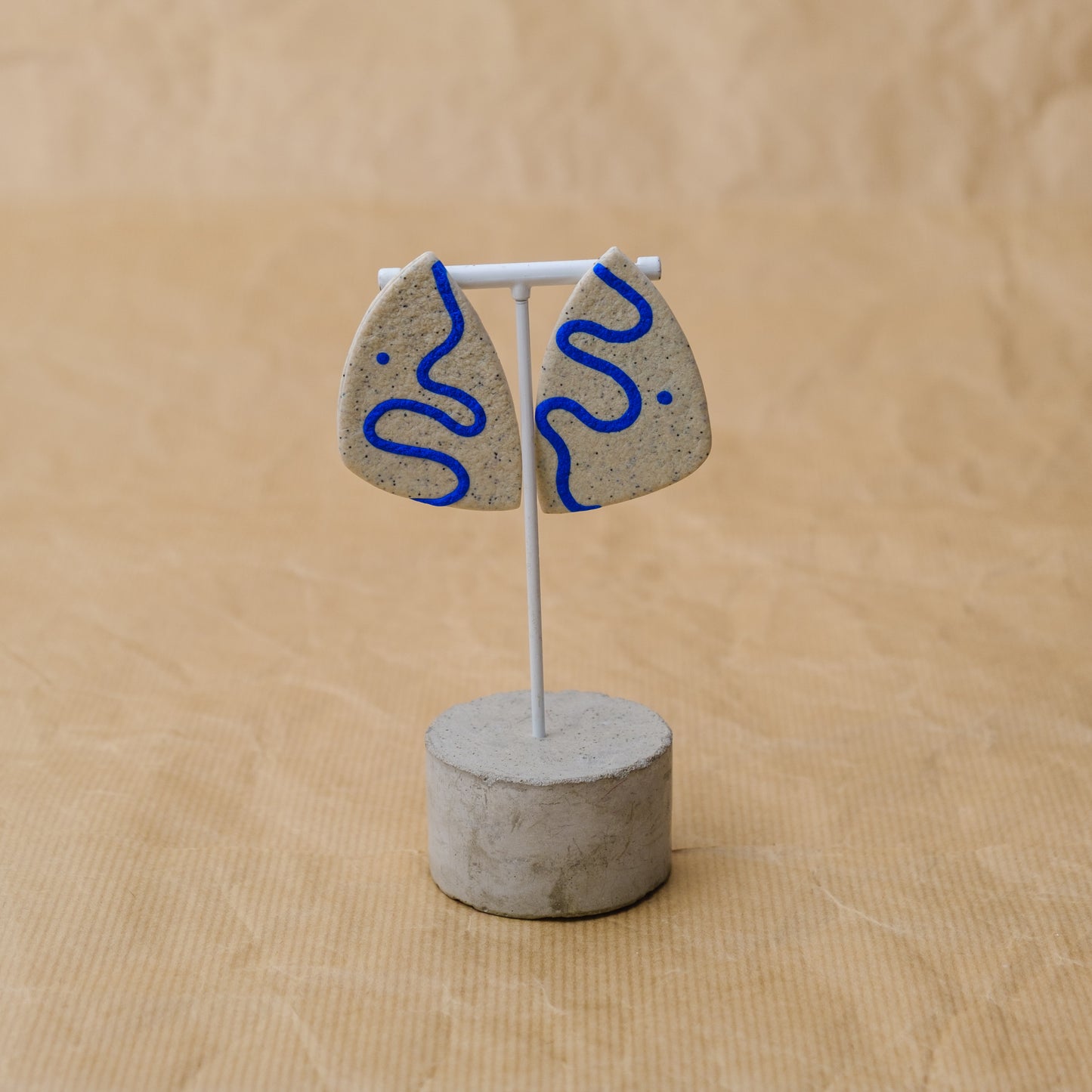 ImpactSOS Large Stone Texture Earrings