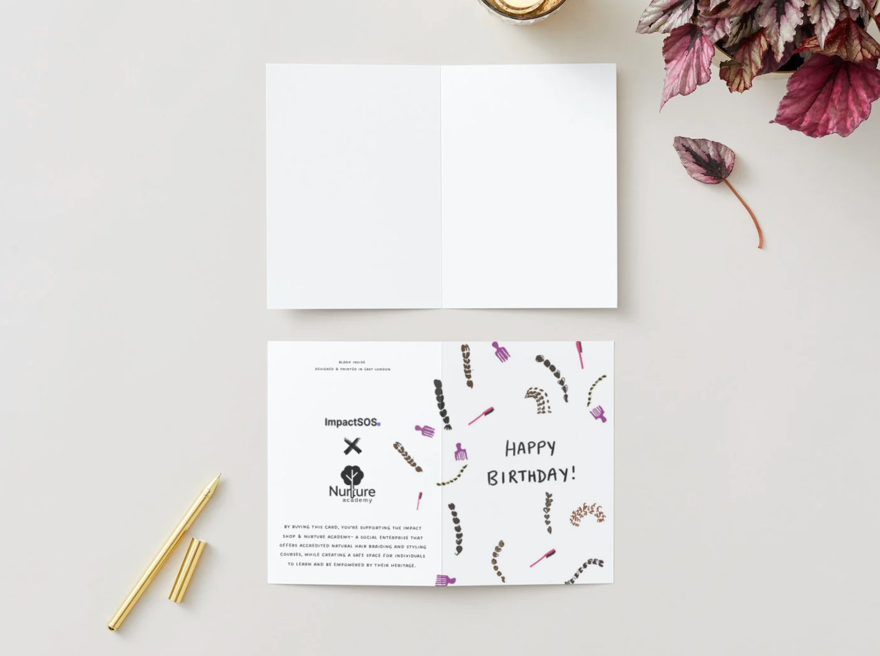 Nurture Academy "Happy Birthday" card