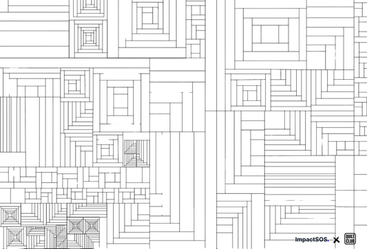 Quilt Club Wrapping Paper(Lines)