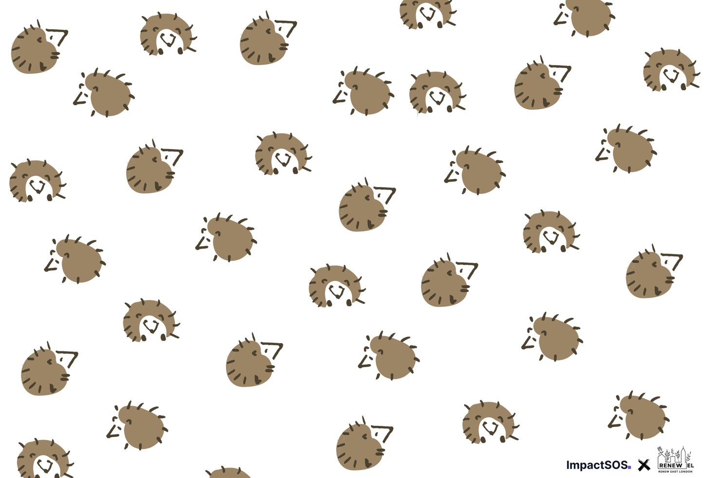 Renewel Wrapping Paper(Hedgehog)