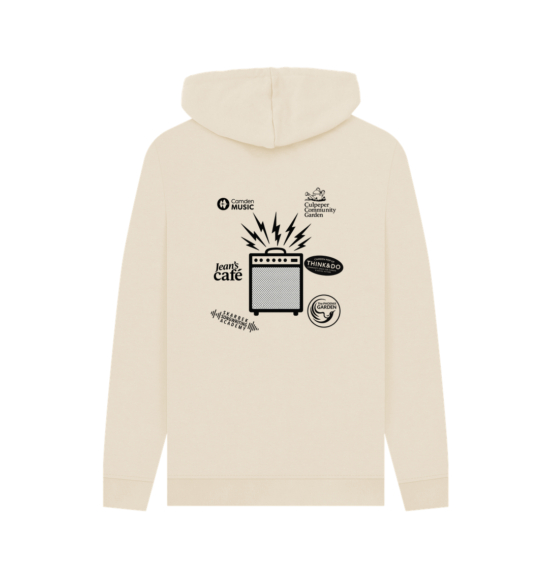Oat Printed Hoody Back