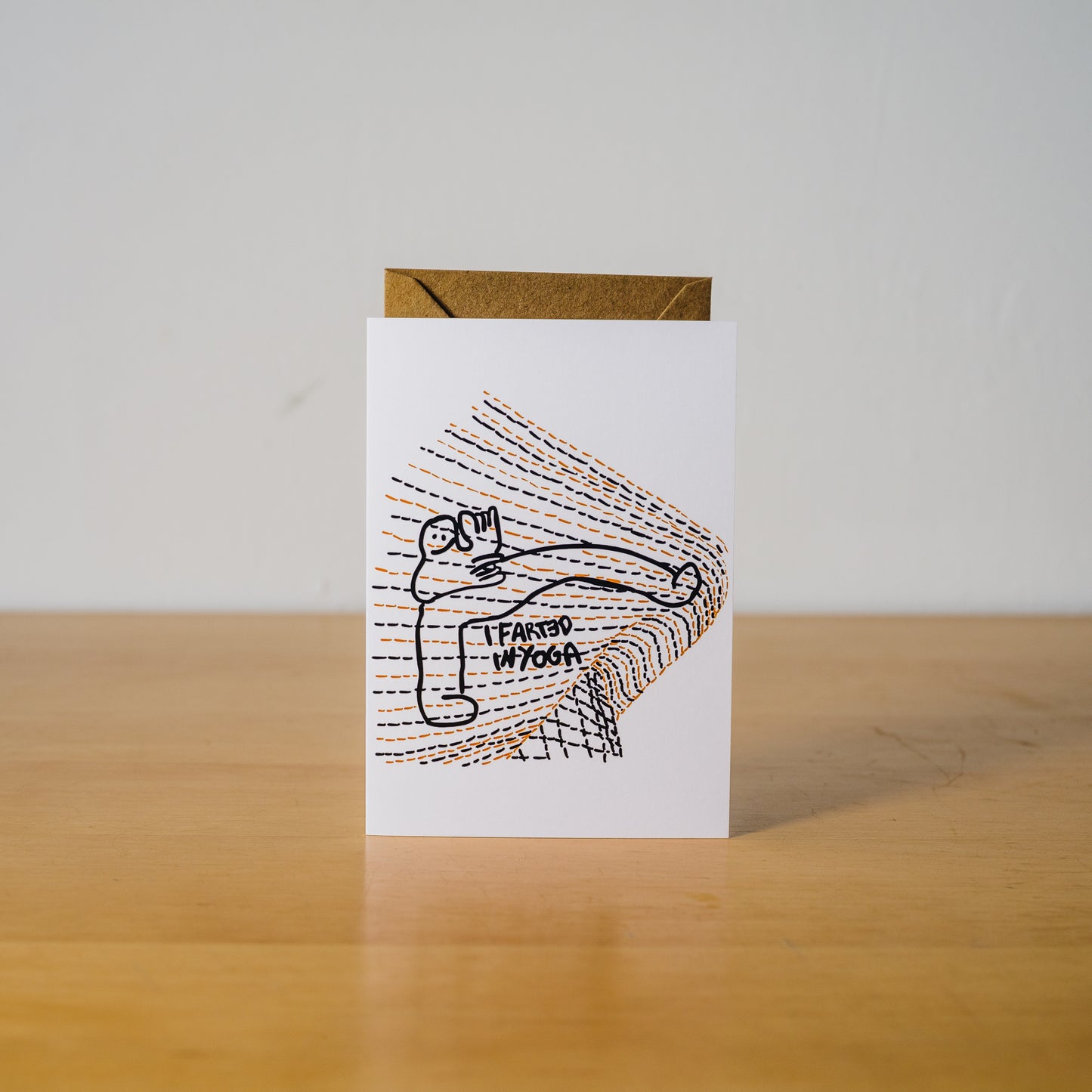 Threadheads "I farted in yoga" card