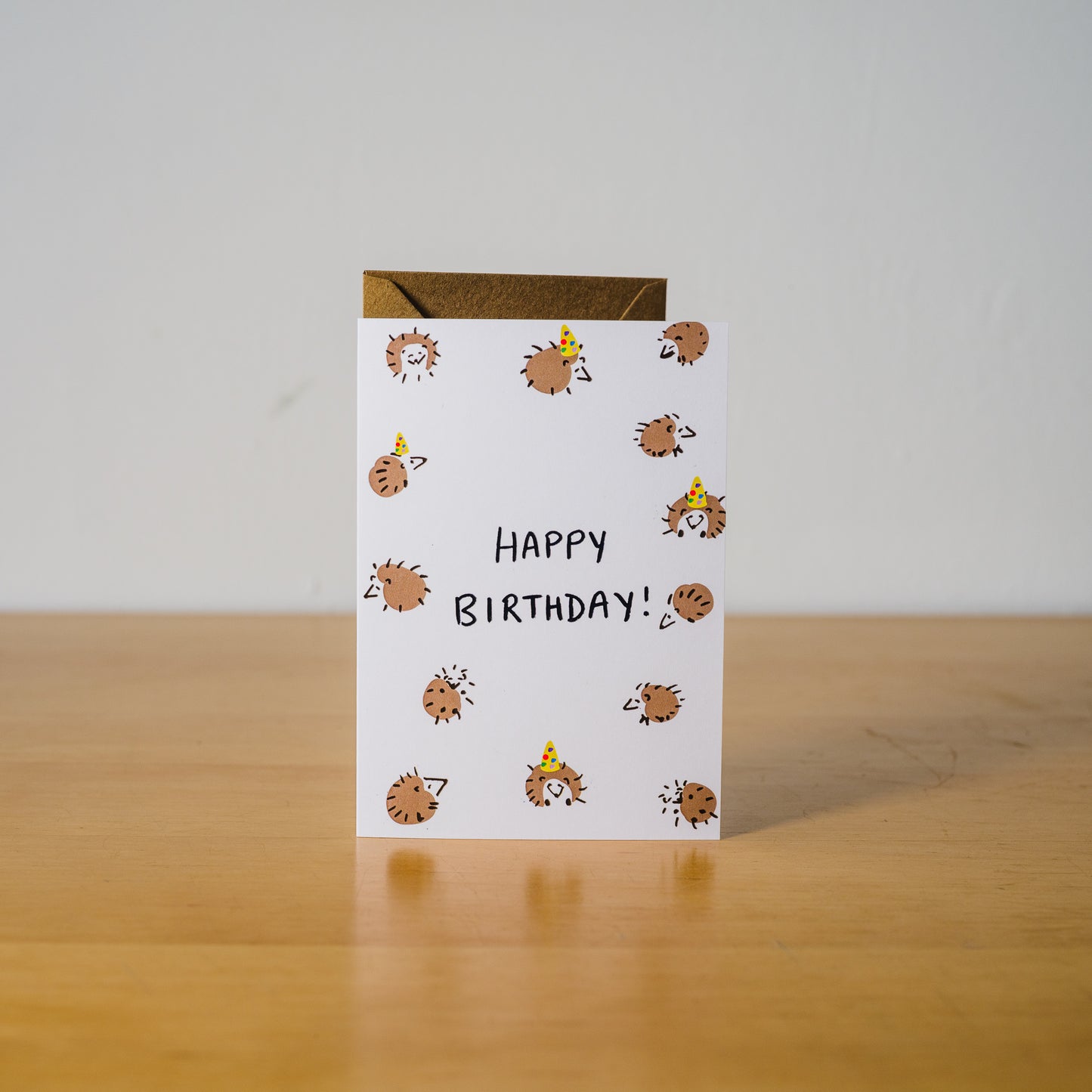 Renewel "Happy Birthday" Card(Hedgehog)