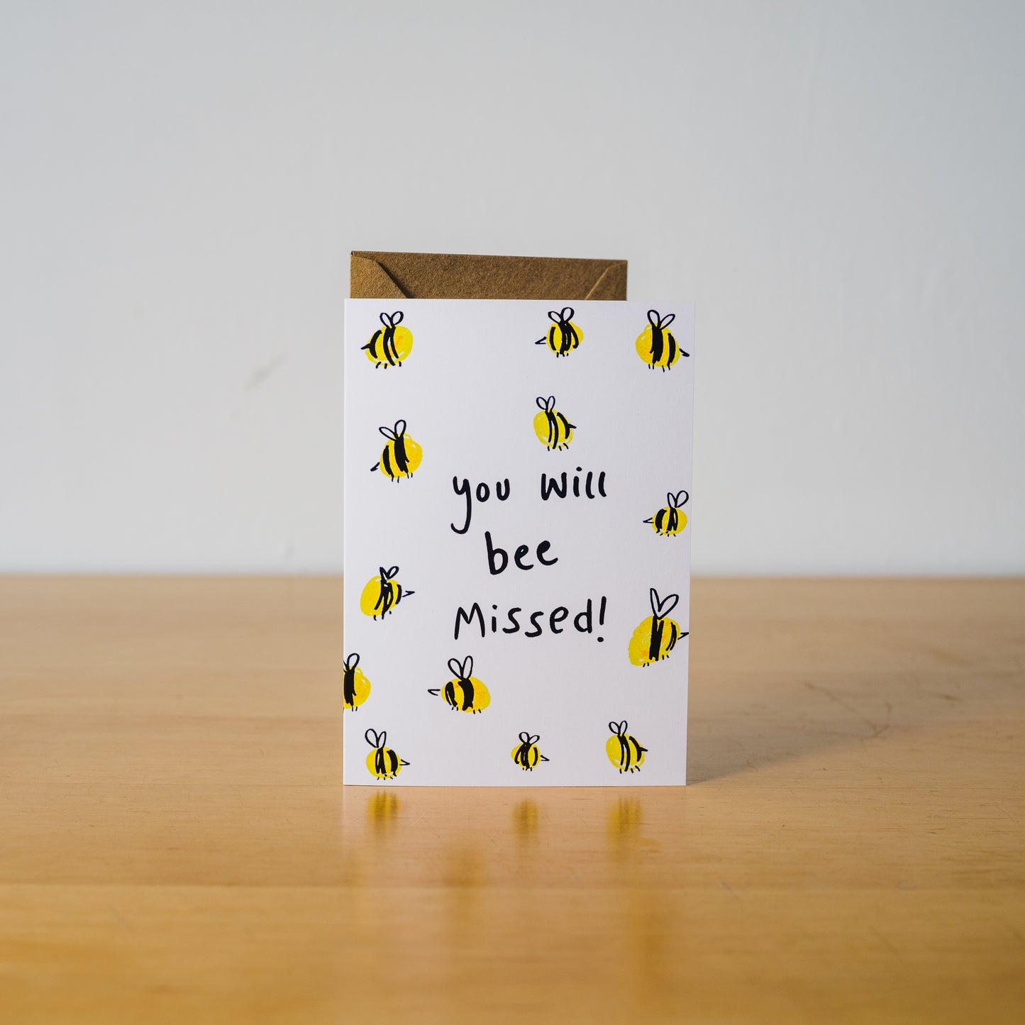 E14 Honey "You will bee missed" Card