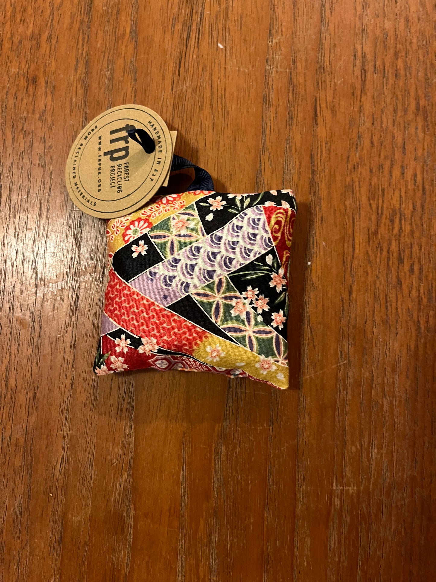 Kimono Silk Lavender Pillow