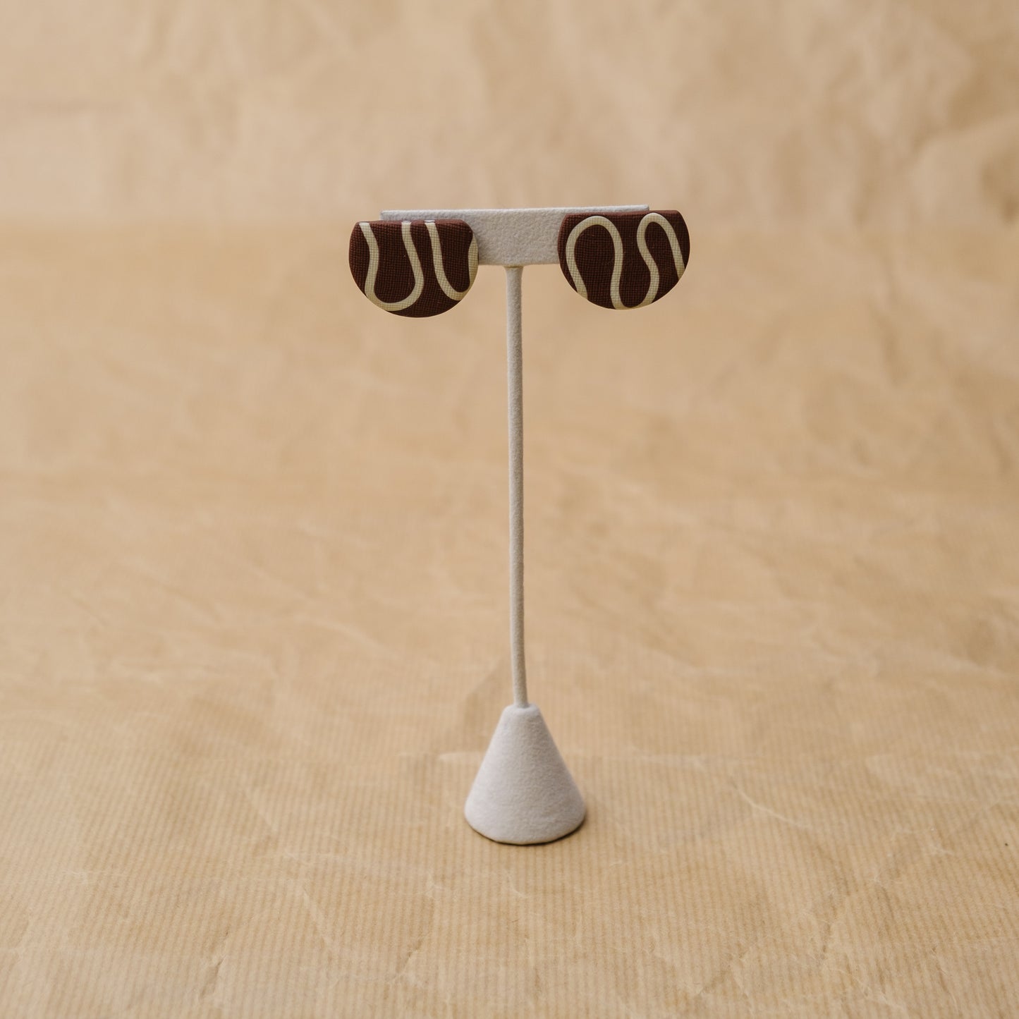 ImpactSOS Brown Medium Earrings