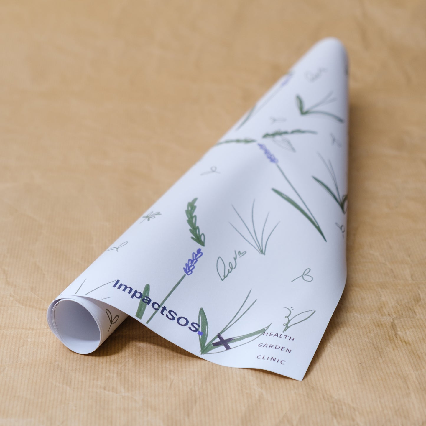 Health Garden Clinic Wrapping Paper