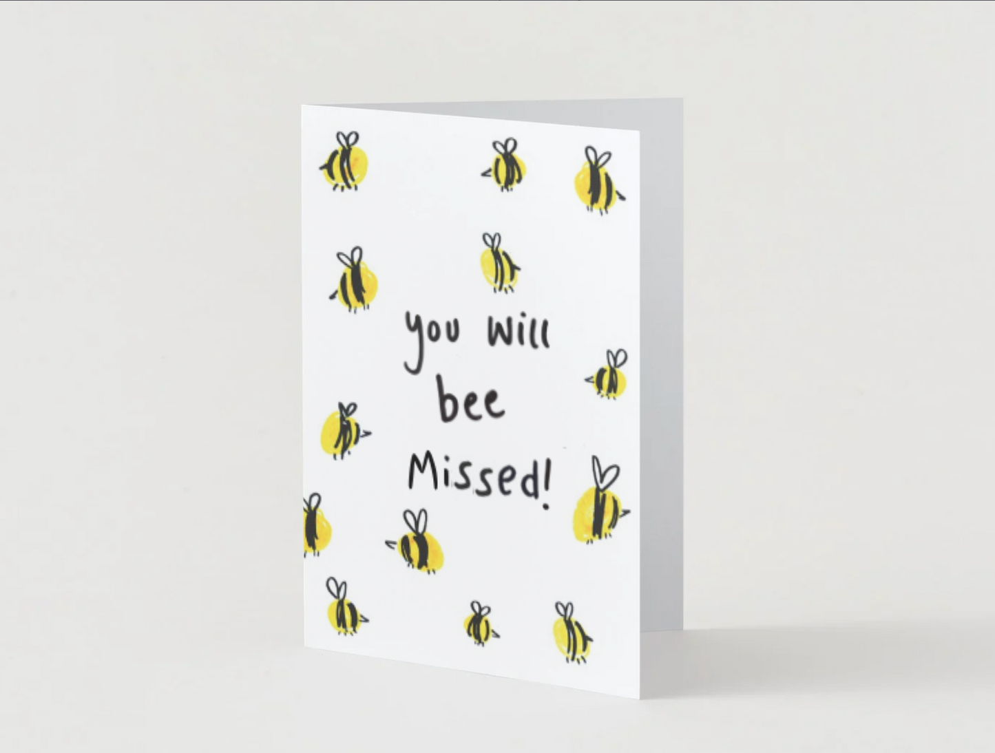 E14 Honey "You will bee missed" Card