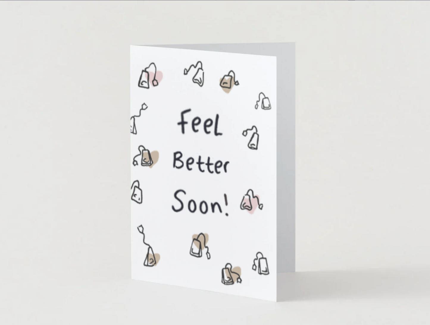 Hackney Herbal "Feel better soon" card