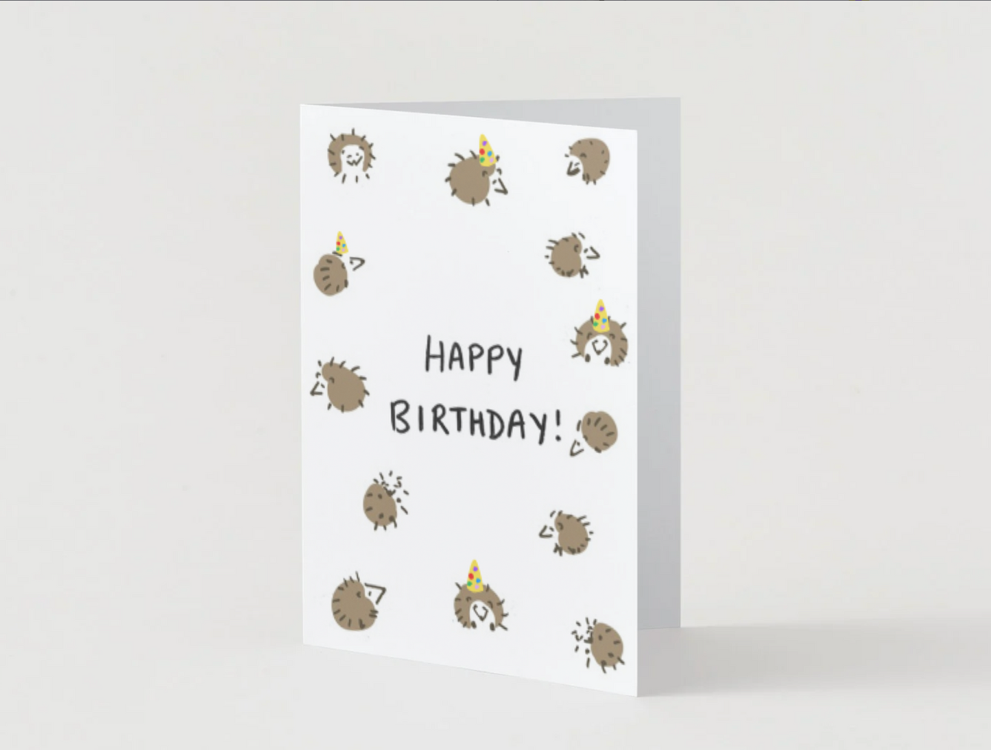 Renewel "Happy Birthday" Card(Hedgehog)