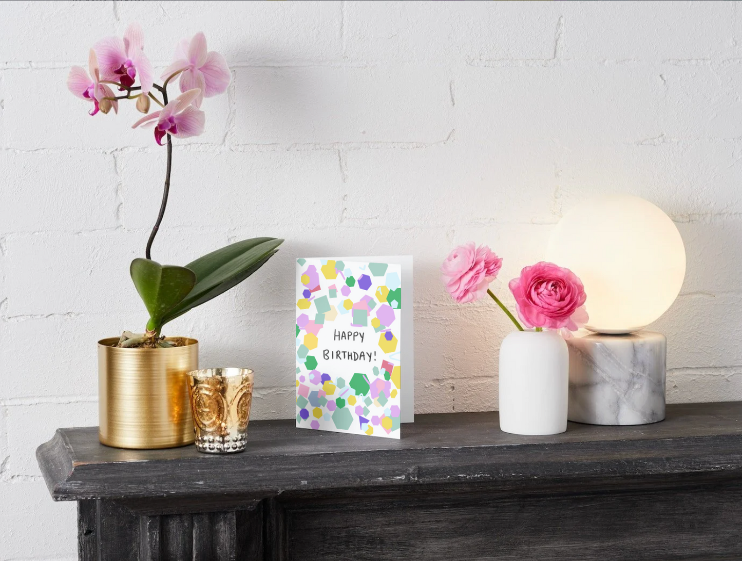 Hackney Mosaic "Happy Birthday" card