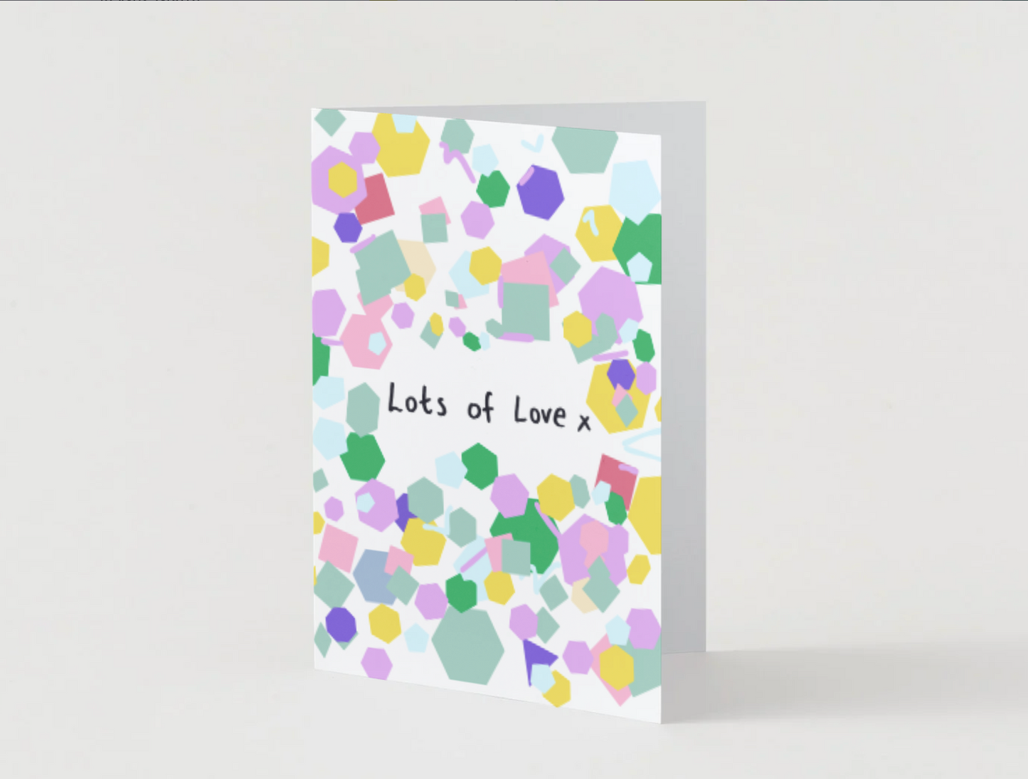 Hackney Mosaic "Lots of Love" card