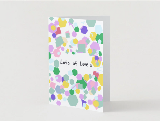 Hackney Mosaic "Lots of Love" card