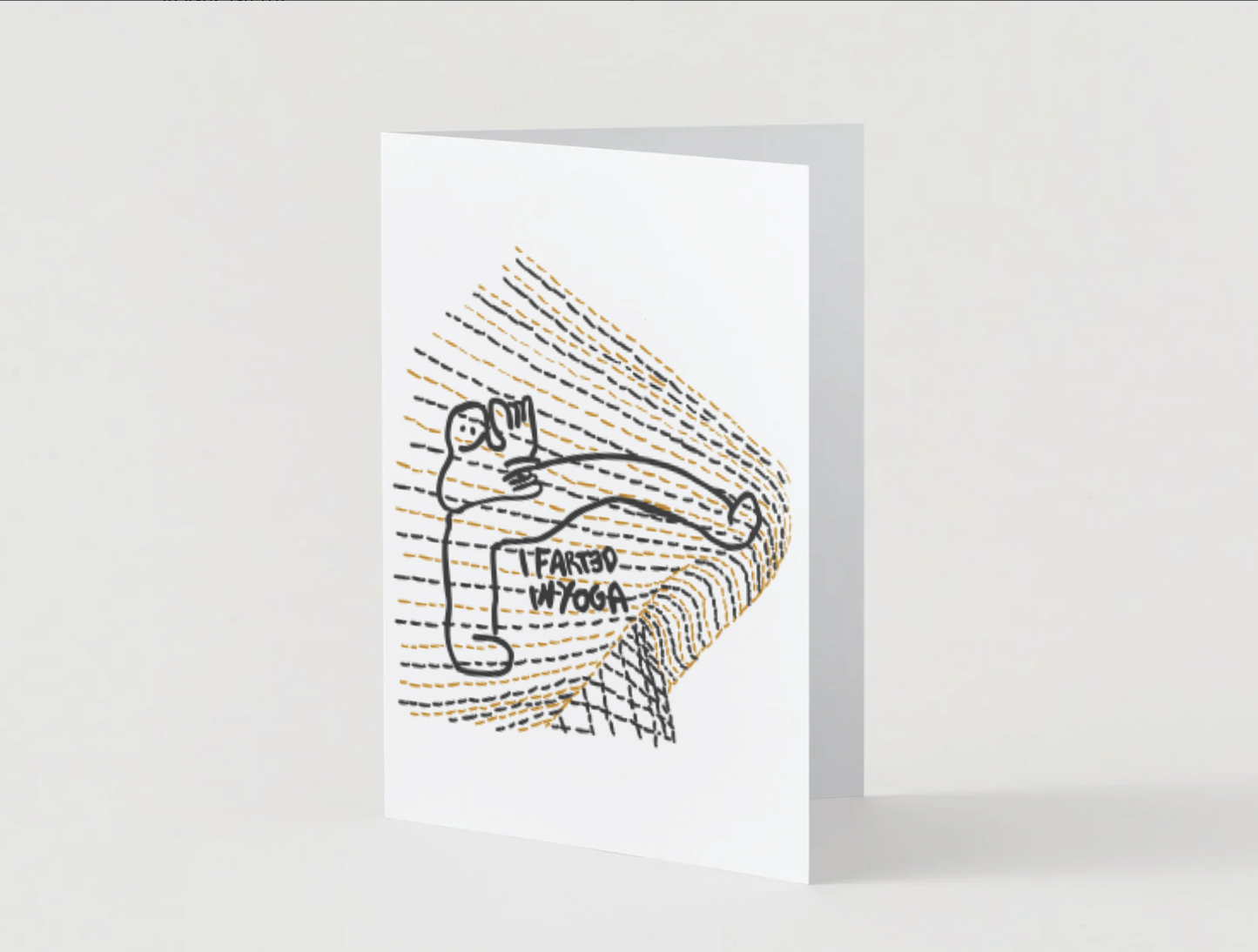 Threadheads "I farted in yoga" card
