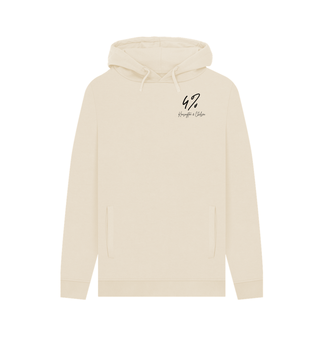 Oat Printed Hoody Front