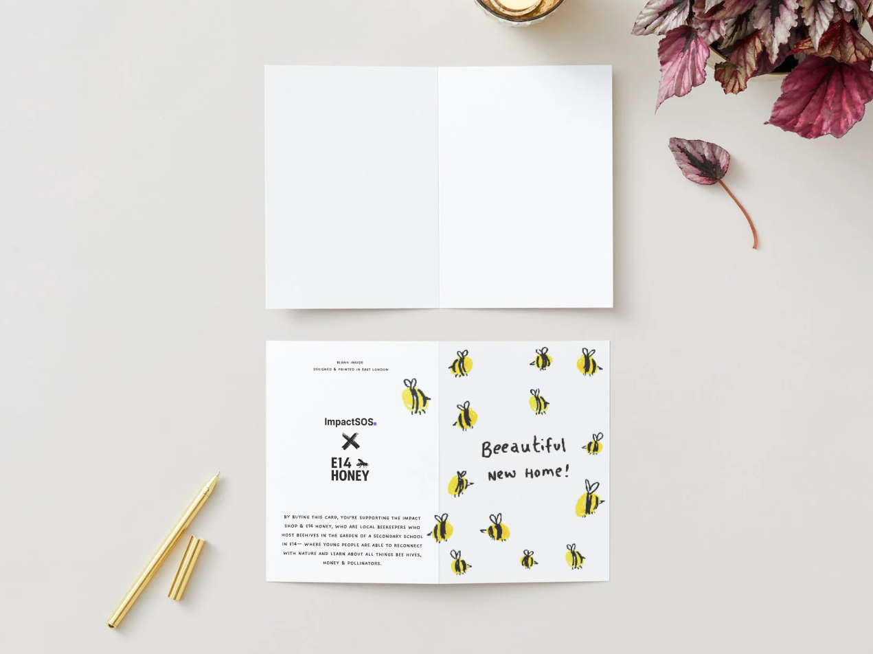 E14 Honey "Beetautiful New Home" Card