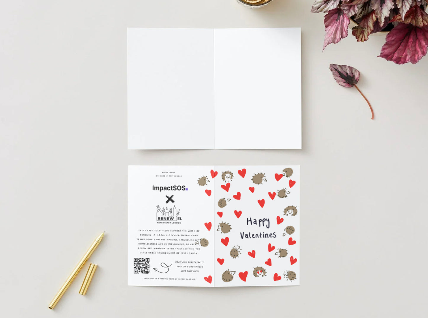 Renewel "Happy Valentines" Card