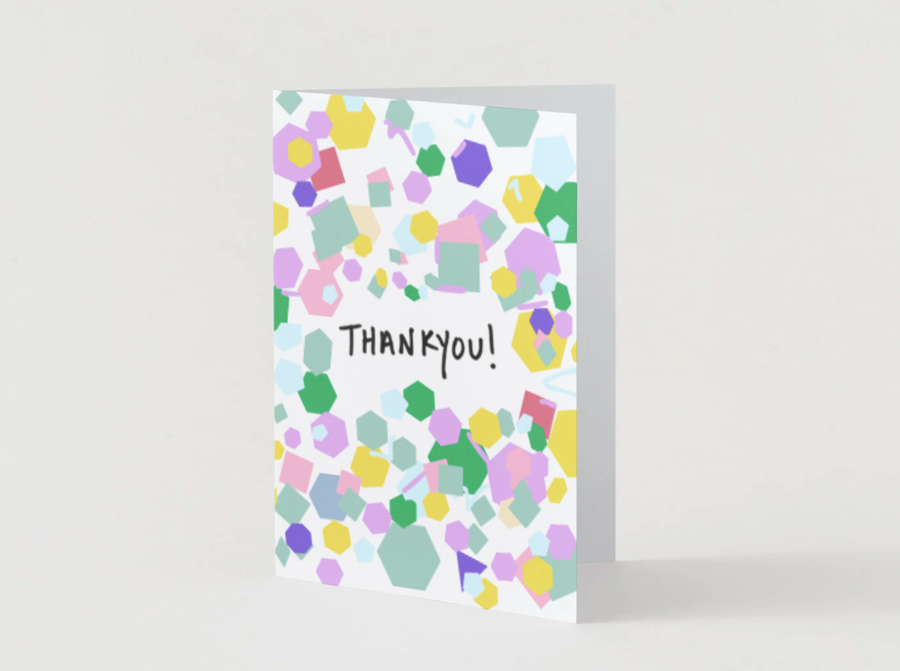 Hackney Mosaic "Thank you" card