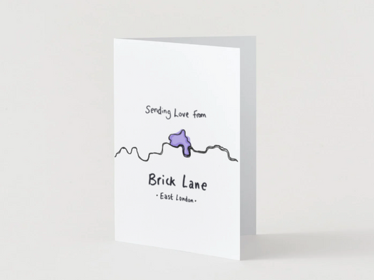 "Sending Love from Brick Lane" card